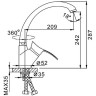 Смеситель для кухни FRAP F4101-12 белый